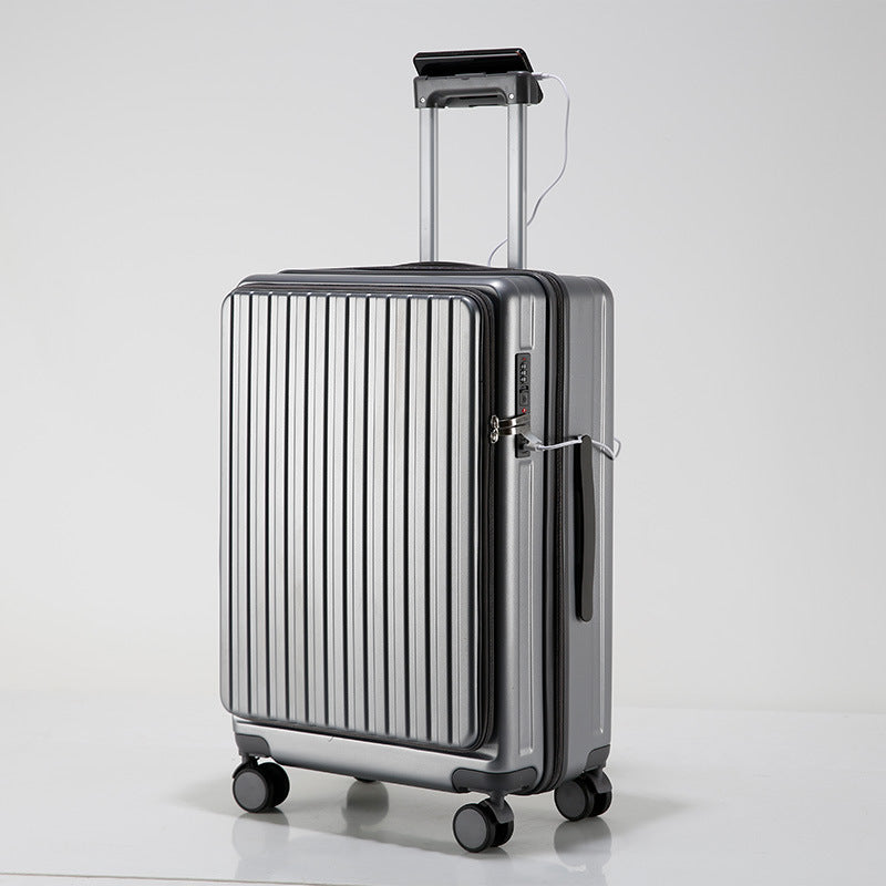 New ABS Business Front Opening 20-inch Luggage