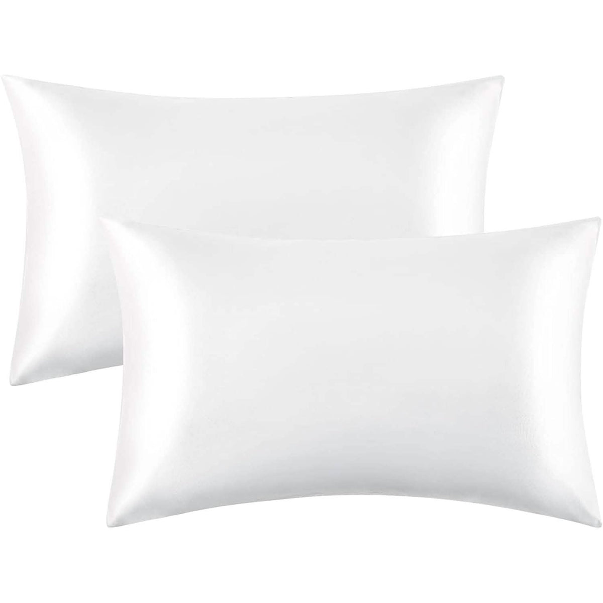 2-Pack: Satin Pillowcases with Envelope Closure