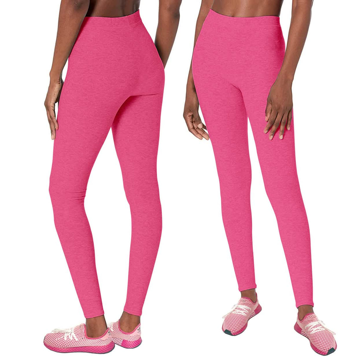 2-Pack: Women's Space Dye Seamless Leggings