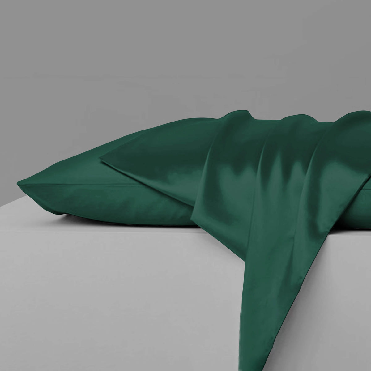 2-Piece: Mulberry Silky Satin Pillowcases Set