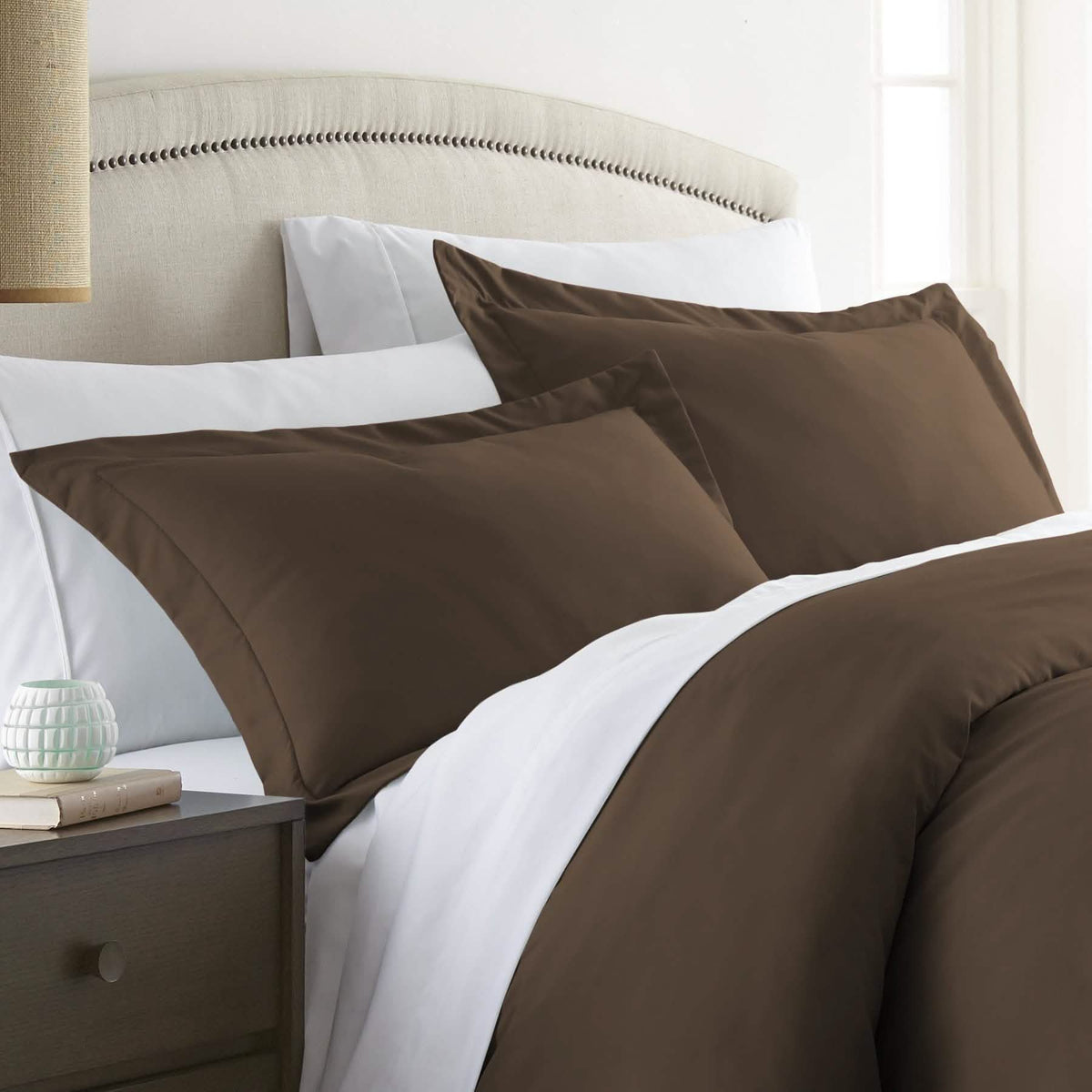 2-Piece: Solid Pillow Sham Set