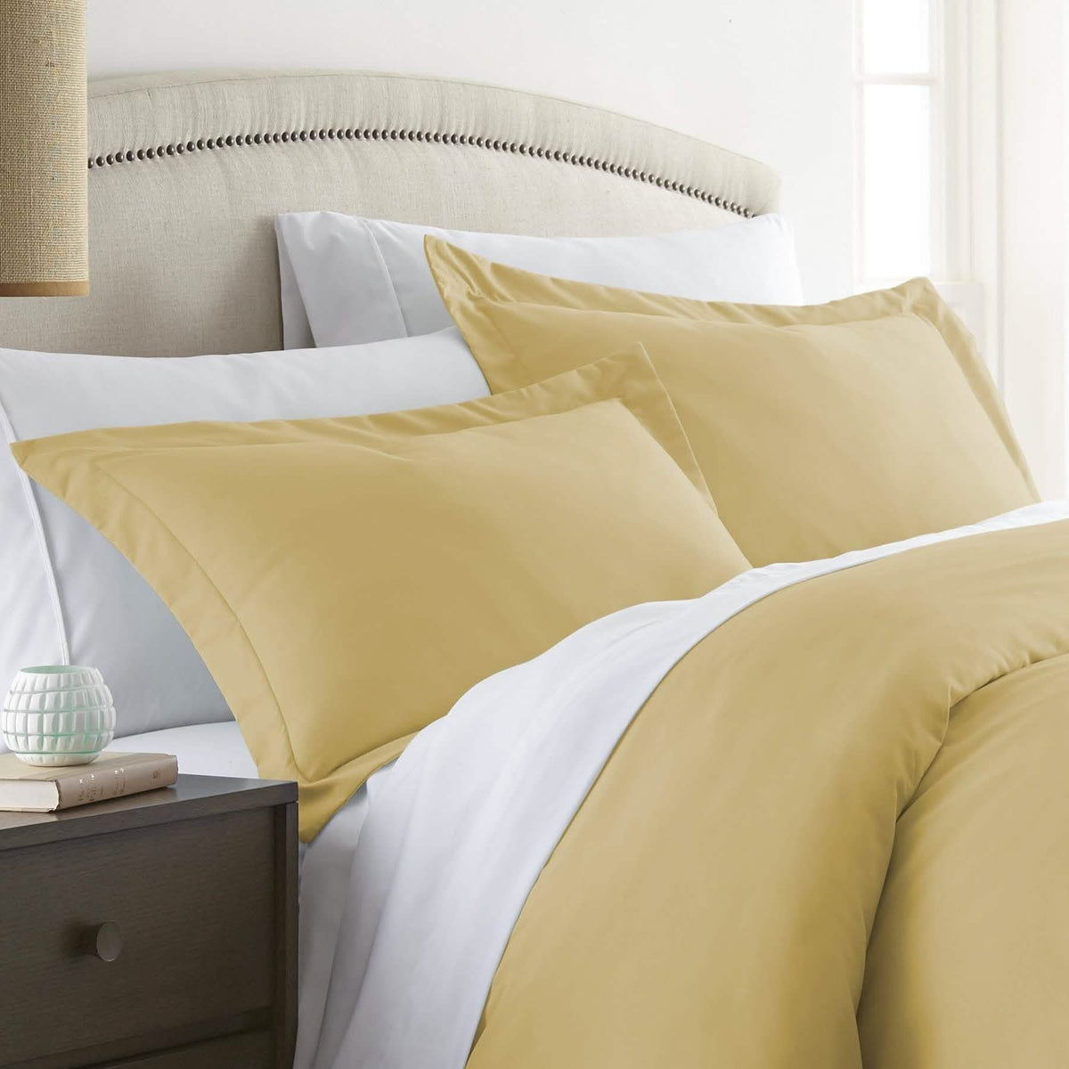 2-Piece: Solid Pillow Sham Set