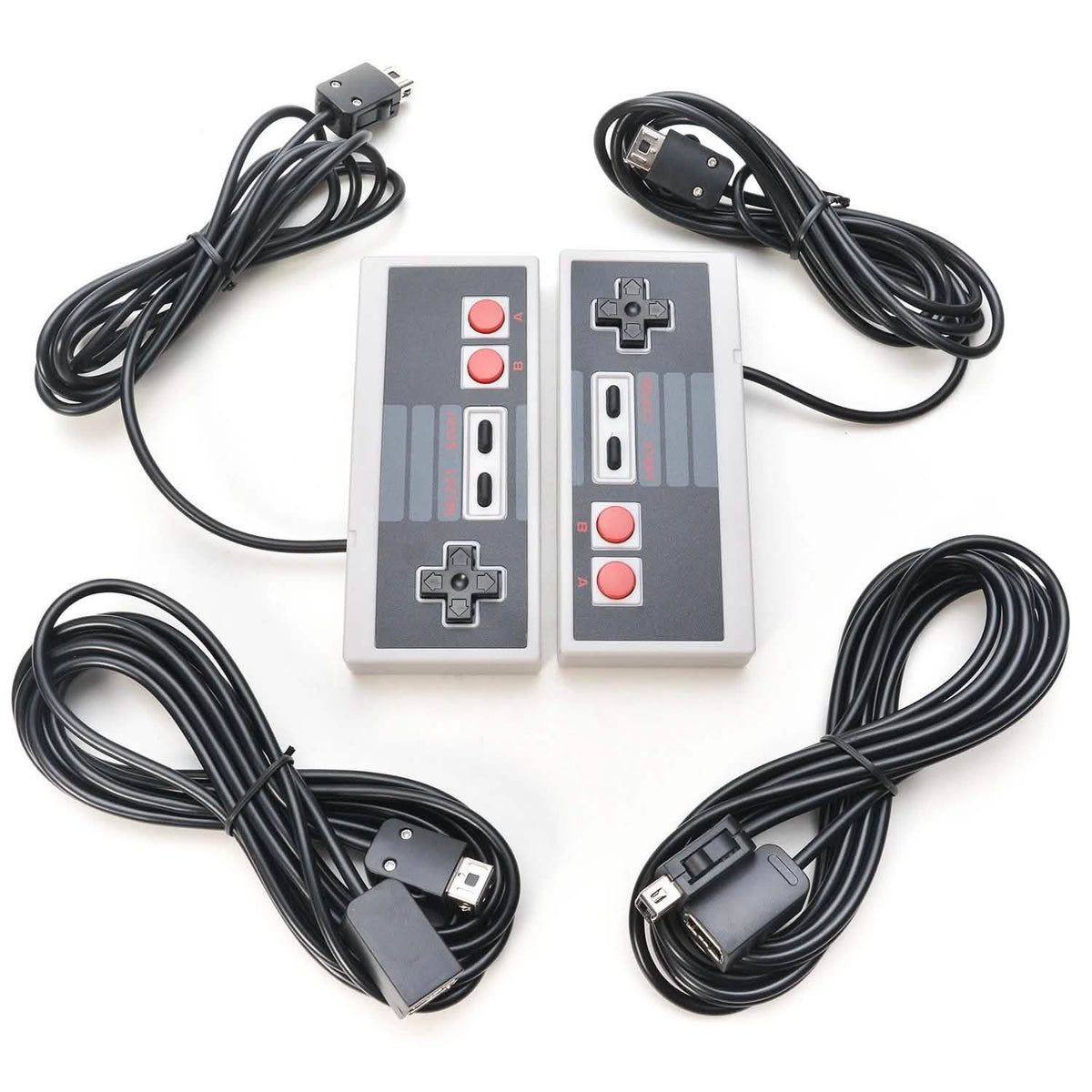 2-Pieces: NES Classic Mini Edition Controller with 6ft Extend Link Extension Cable