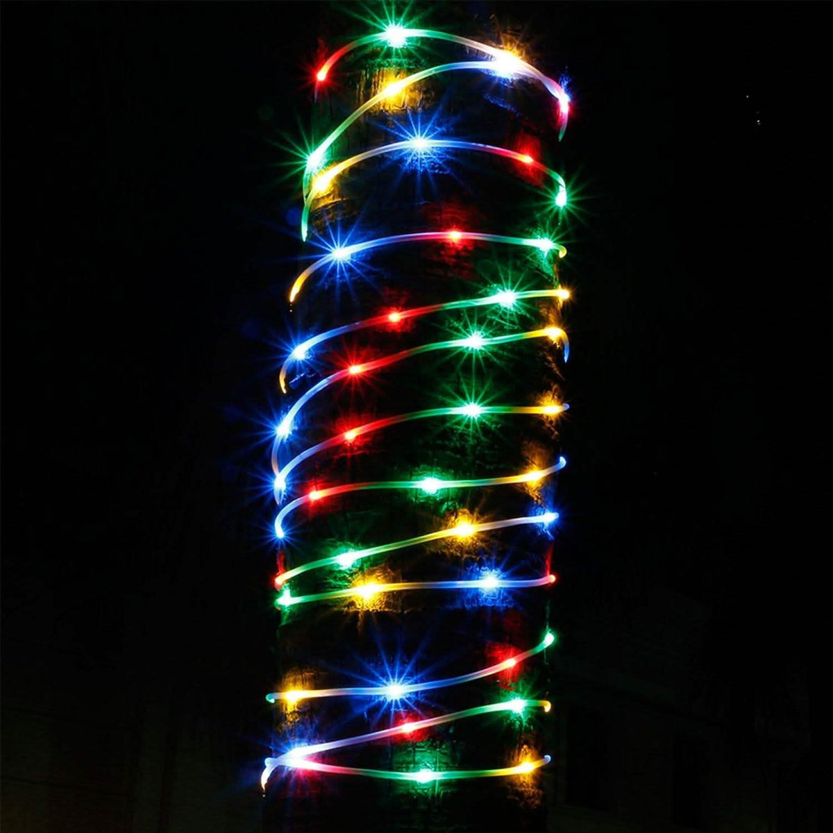 200 Led Multi-Color Waterproof Solar Rope String Fairy Lights