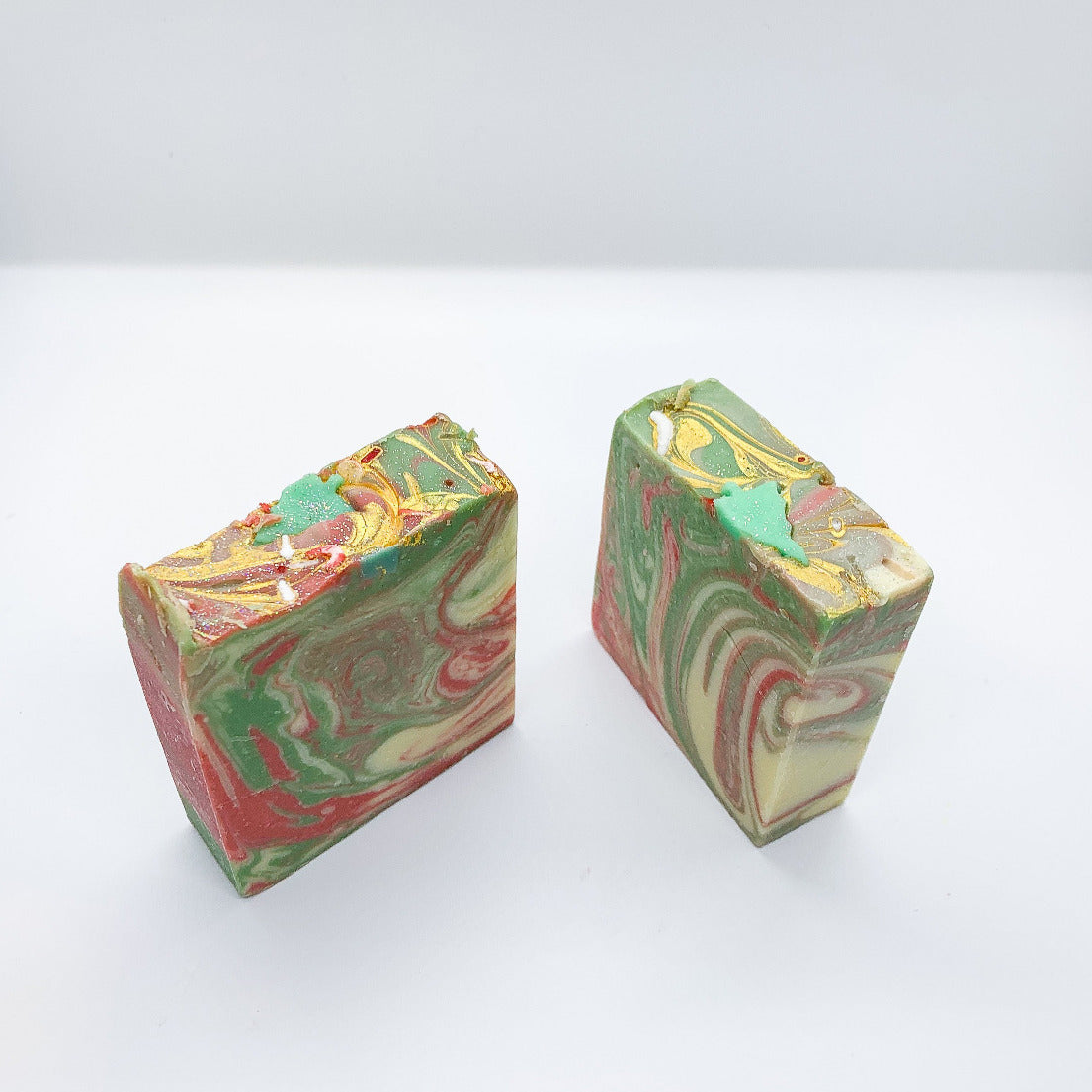 Limited Edition Christmas Tree Vegan Soap 5-6oz Handcrafted Holiday Scented Stocking Stuffer