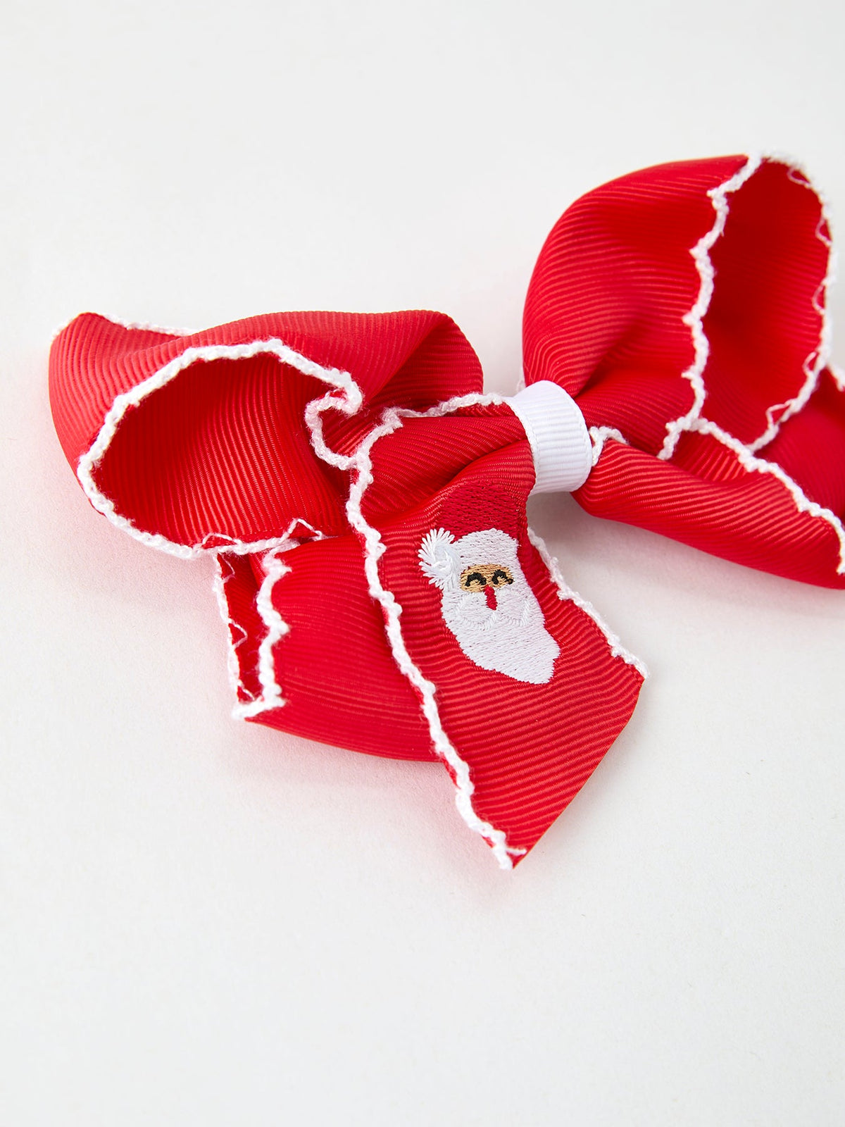 Winter Christmas Santa Hair Clip 4.3inch