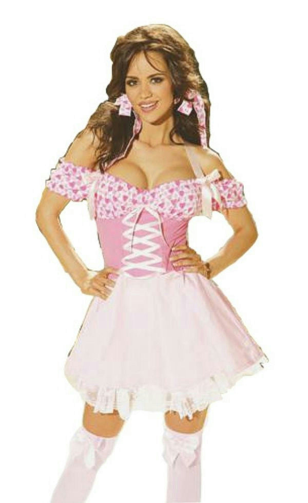 Candy Hearts Valentine's Day Adult Womens Costume Size Medium