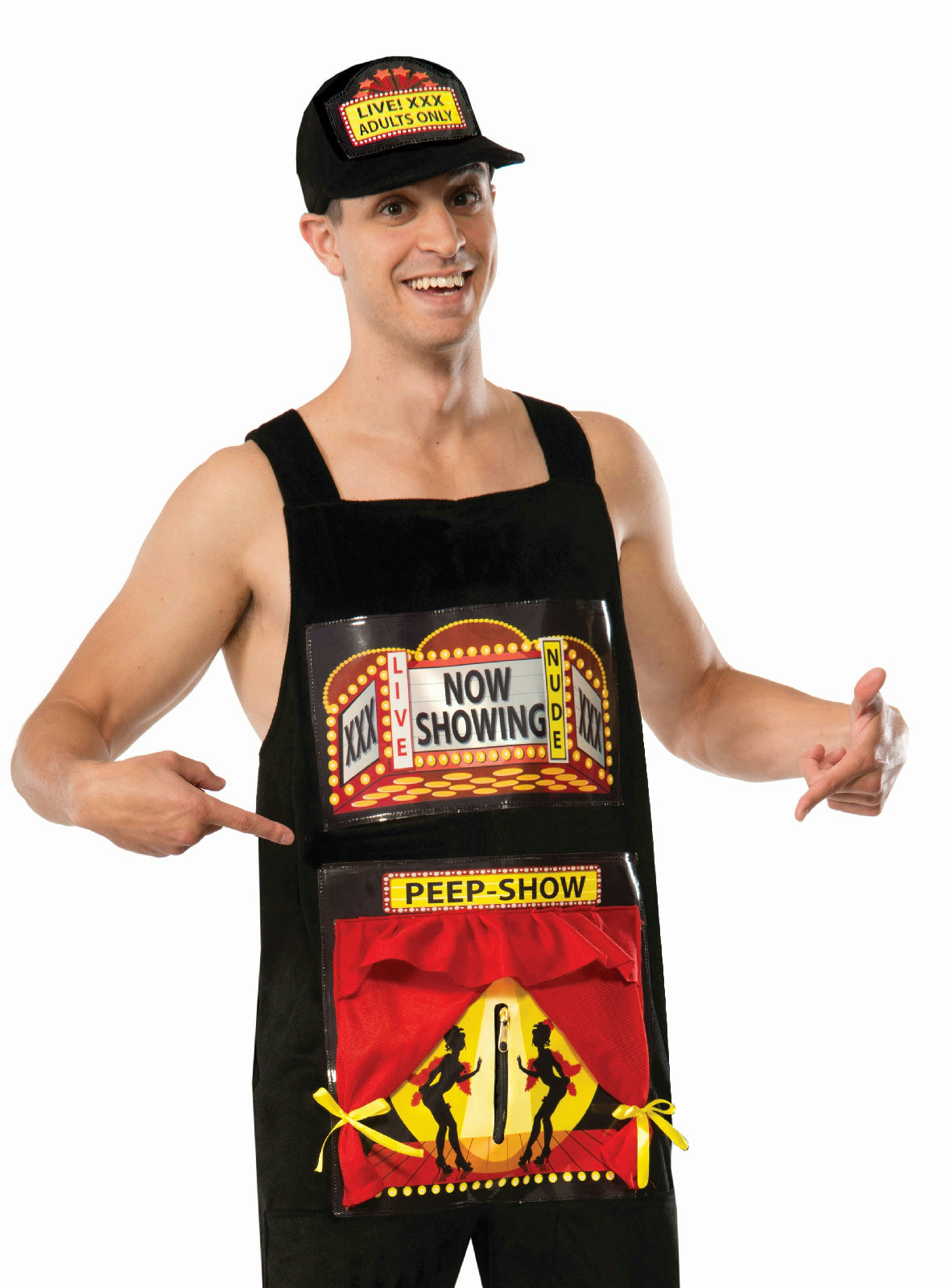 Funny Men's Peep Show Adult Costume One Size