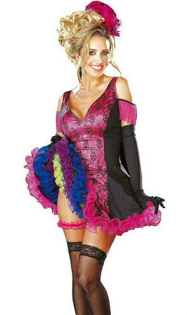 Adult Show Me Your Can Can Dancer Adult Costume Size Medium