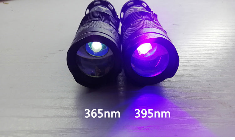 395nm 365nm flashlight detection light