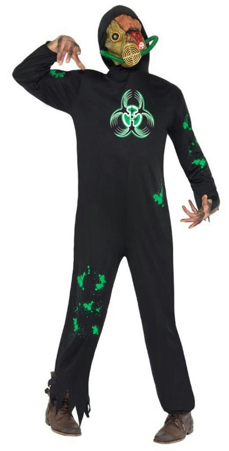 Men's Biohazard Man Zombie Smiffy's Adult Costume Size Medium