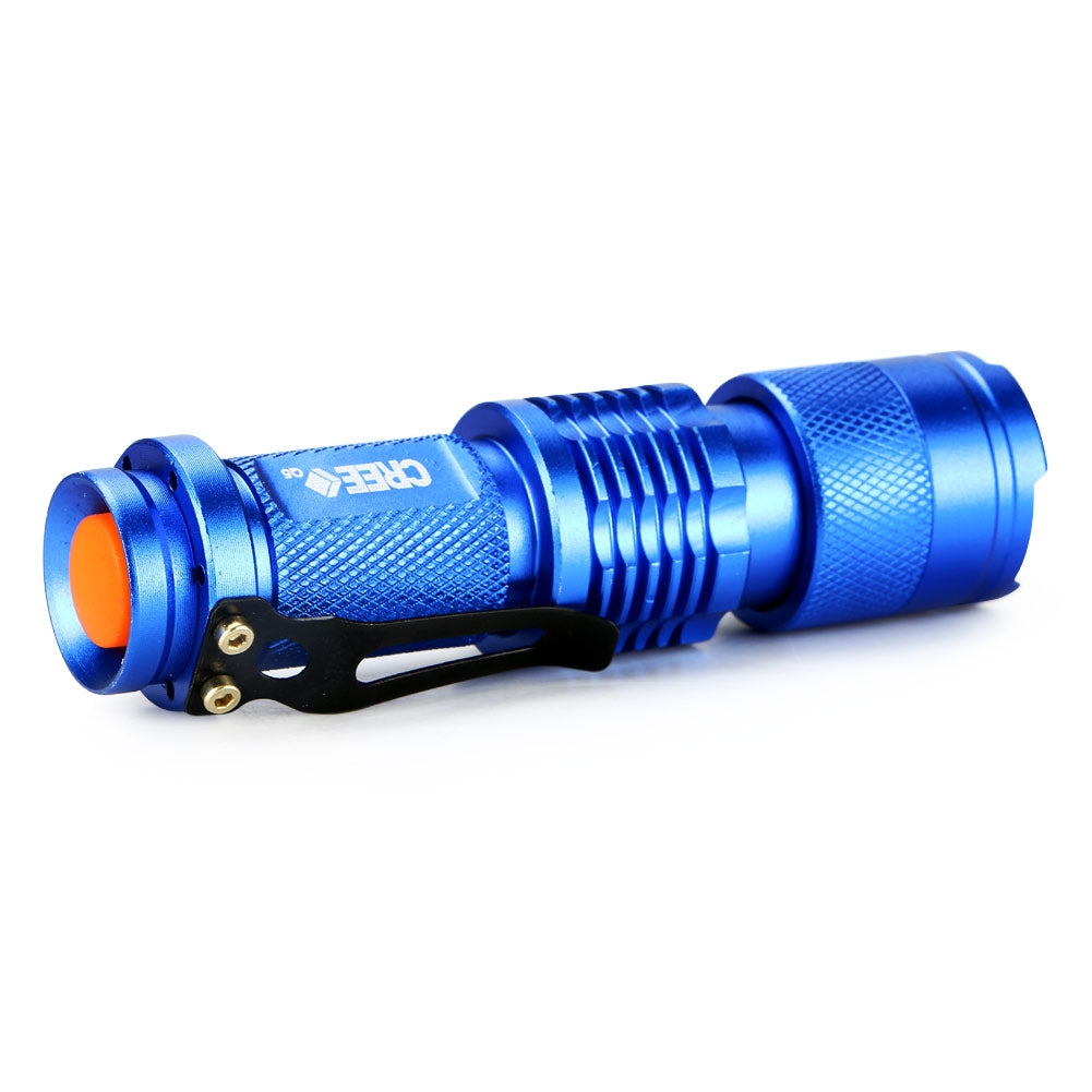 5 Colors Mini LED Flashlight Q5 2000lm Waterproof LED Laterna 1 Modes Zoomable PortableTorch Penlight AA 14500
