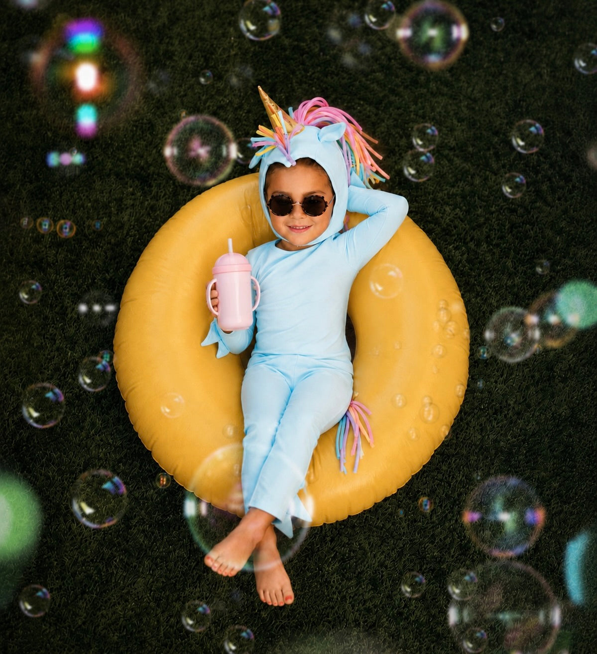 Sky Blue Unicorn Halloween Costume
