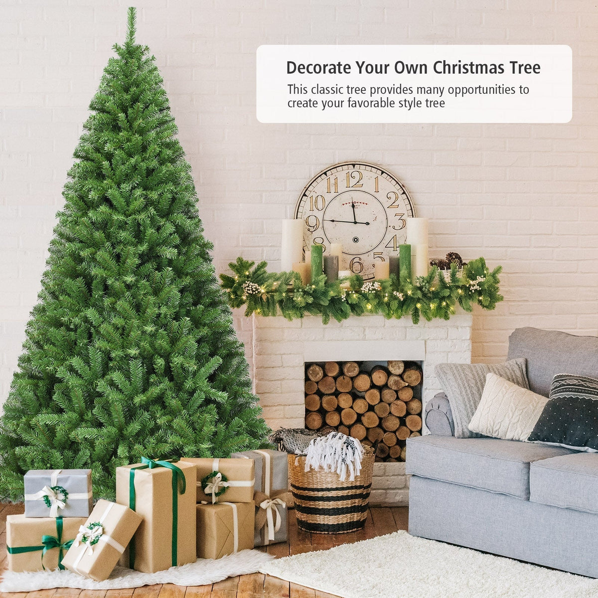 PVC Artificial Christmas Tree Premium Hinged