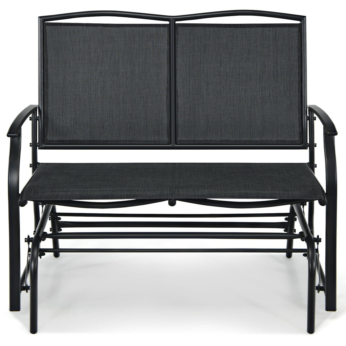 Iron Patio Rocking Chair for Outdoor Backyard and Lawn