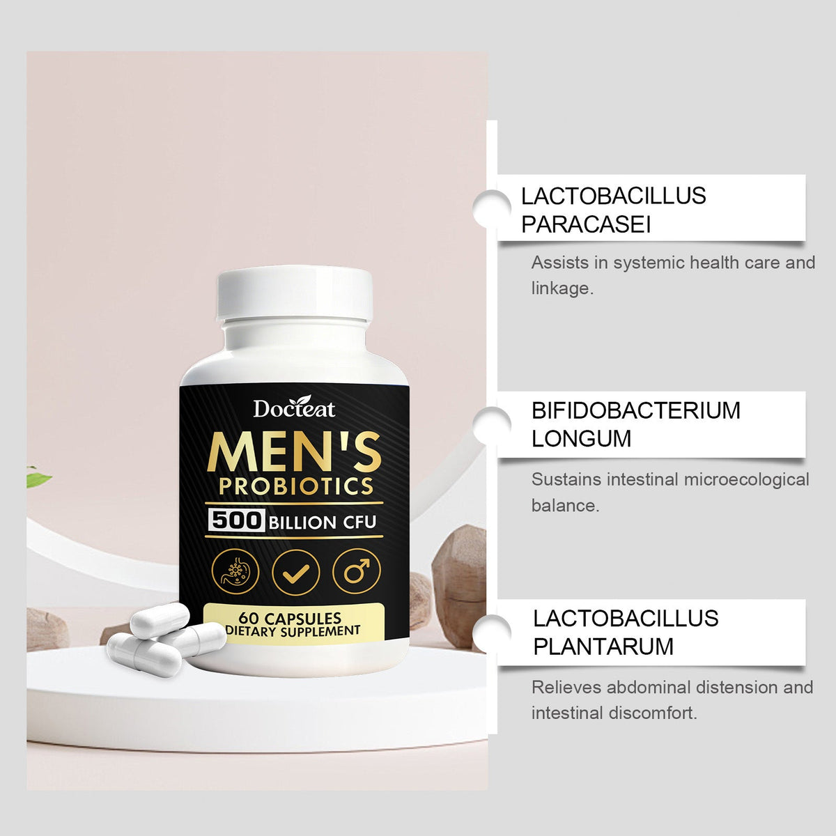 Mens Multi-Strain Probiotic Capsules