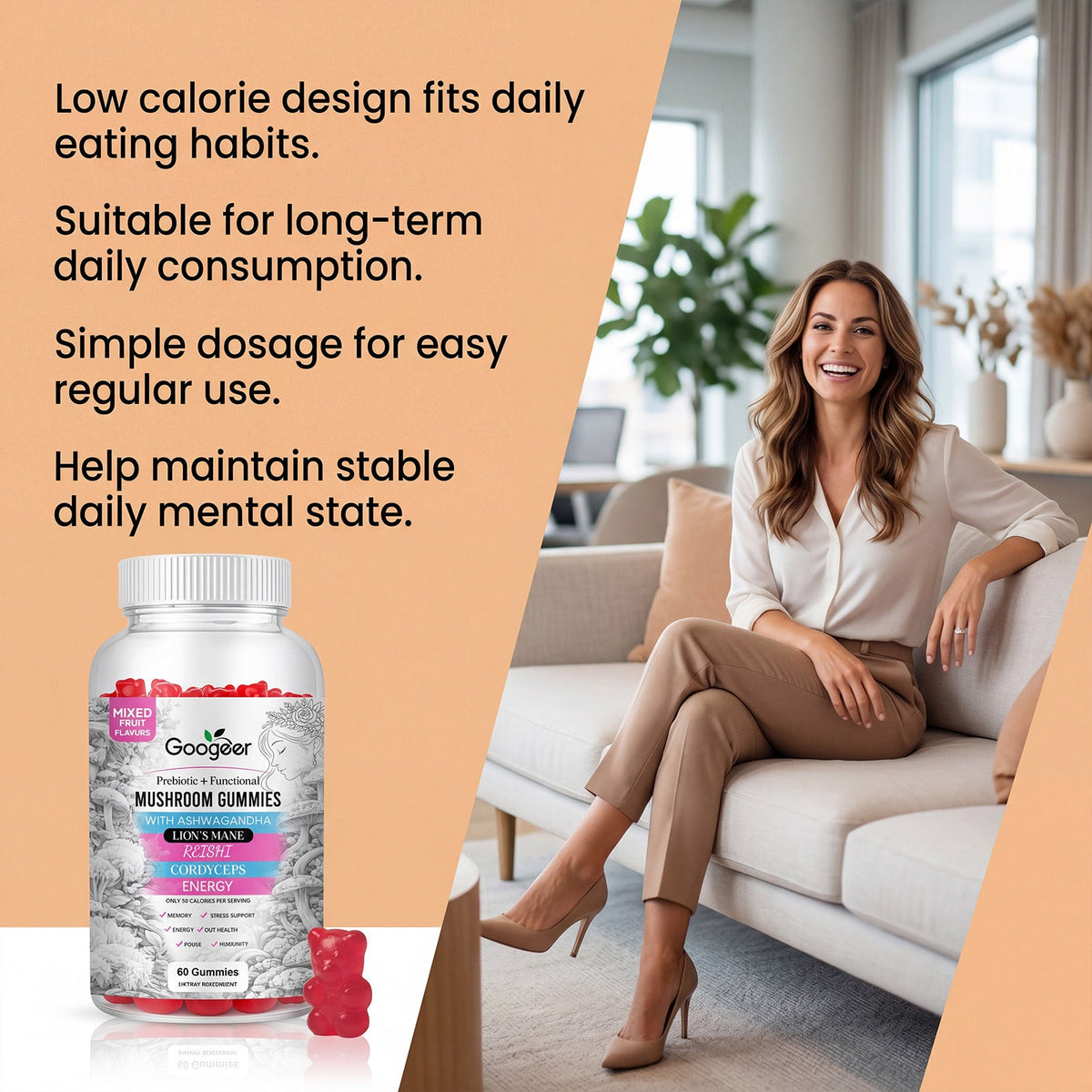 Daily Focus-Enhancing Gummies For Mindful Care