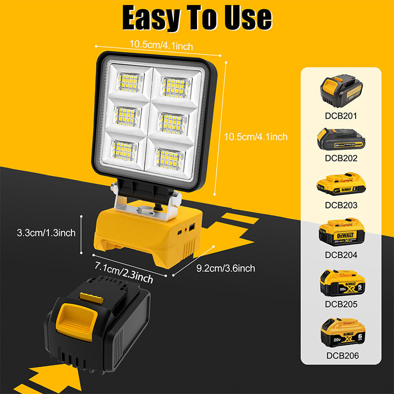 Outdoor Lithium Battery Charging Camping Light A Portable Multi-functional High-brightness Light For Work And Car Repair