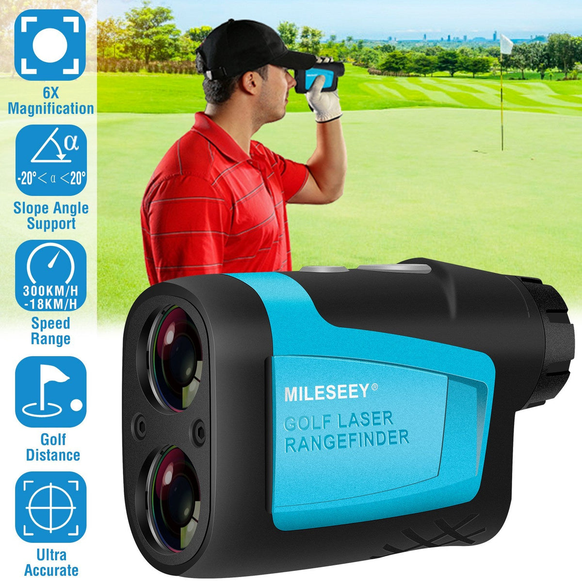 Professional Precision Laser Golf Rangefinder