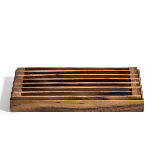 Bread Crumb Catcher 3-in-1 Crumb Catch Tray And Trivet For Slicing Bread
