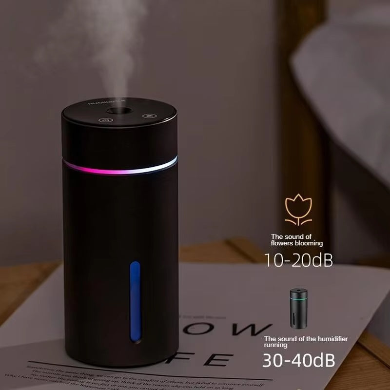 Portable Car Air Humidifier Aluminium Essential Oil Diffuser 260ml Car Aroma Diffuser For Home Office