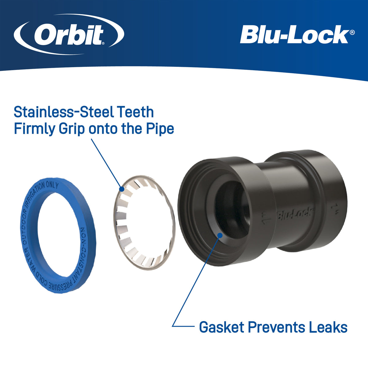 3/4" Blu-Lock Elbow 31374