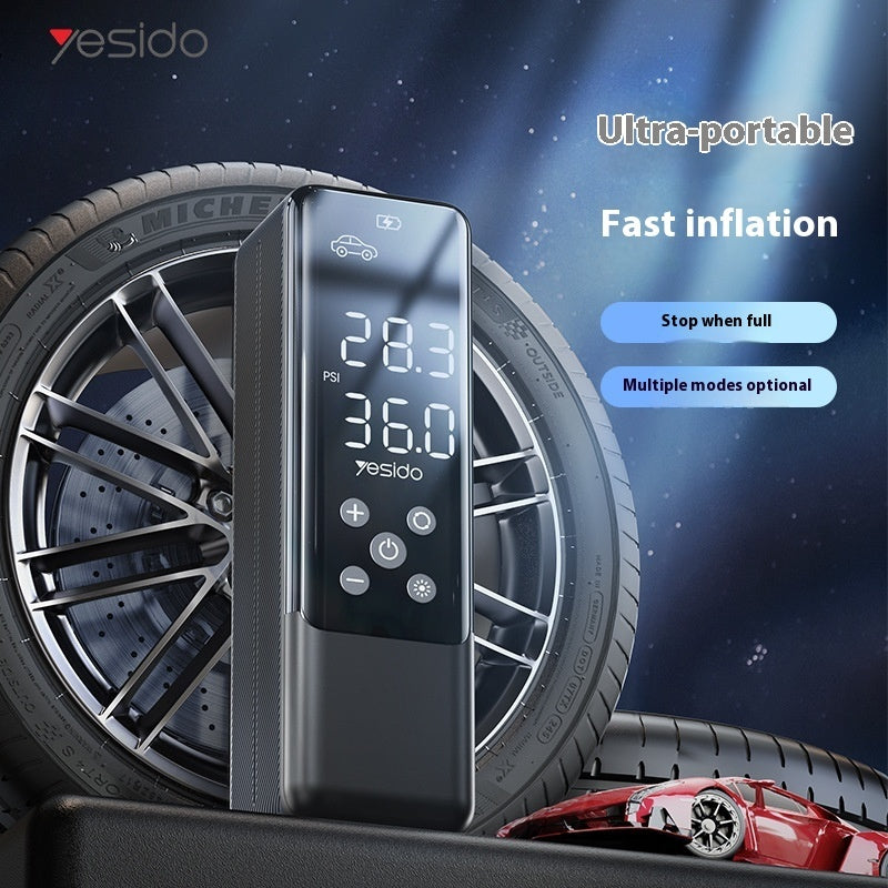Portable 12V Car Inflatable High Power Inflation Of Tire