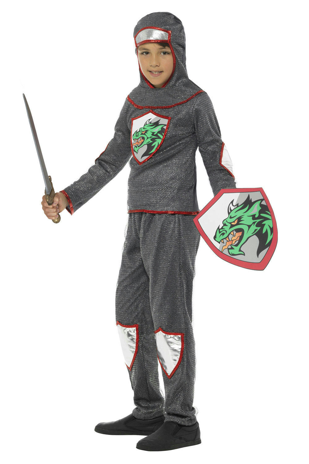 Smiffy's Deluxe Knight Child Costume Boy's Size Small 4-6