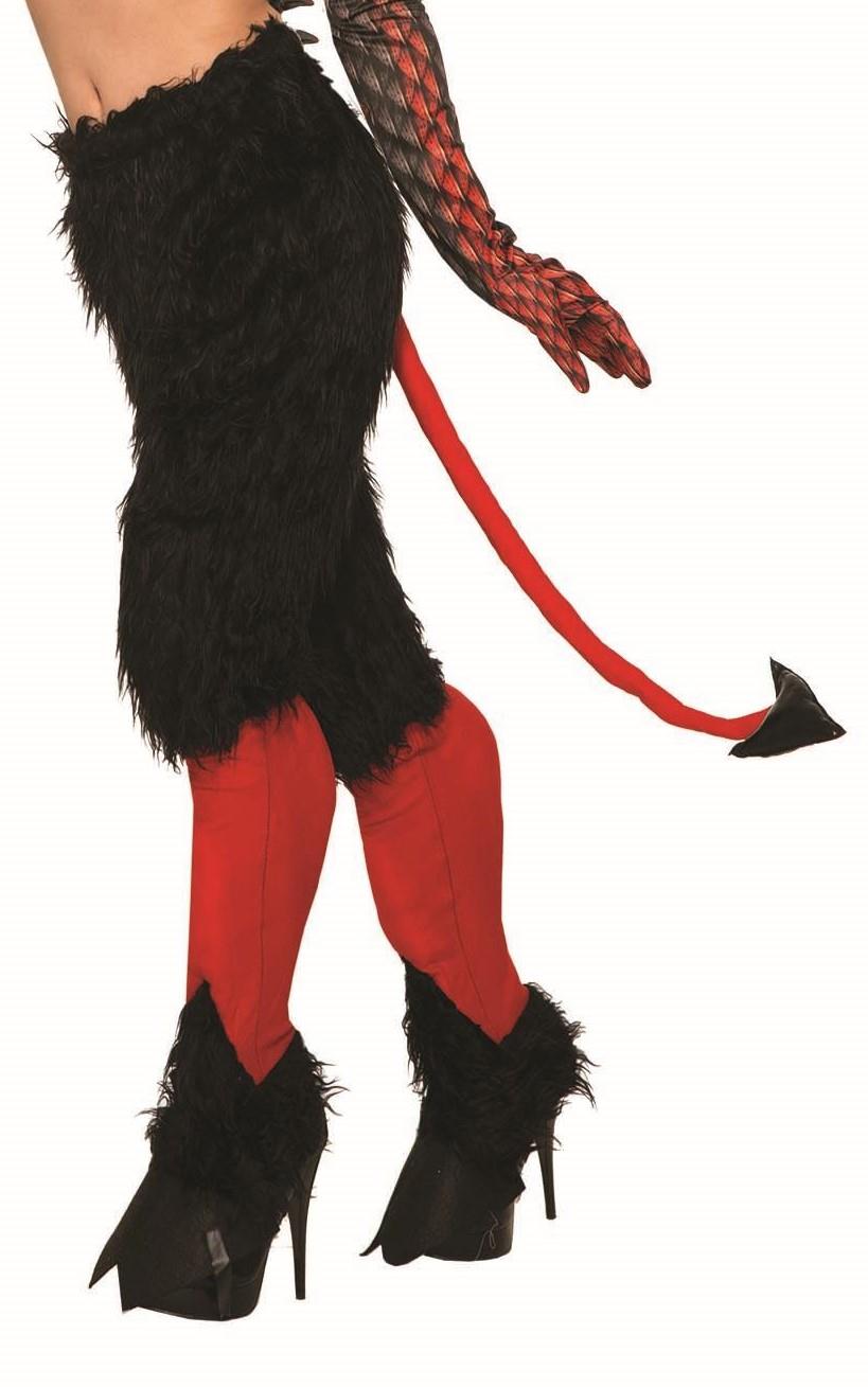 Deluxe Devil Pants With Tail Costume Standard