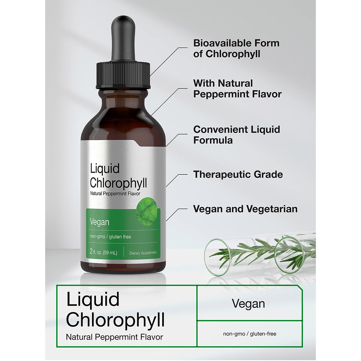 Chlorophyll Drops Dietary Fiber