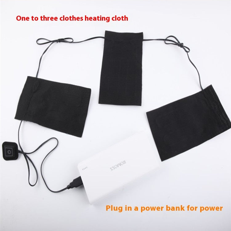Electric Clothes Heater Band Winter Outdoors For Men And Women One Drag Three Vest Clothing