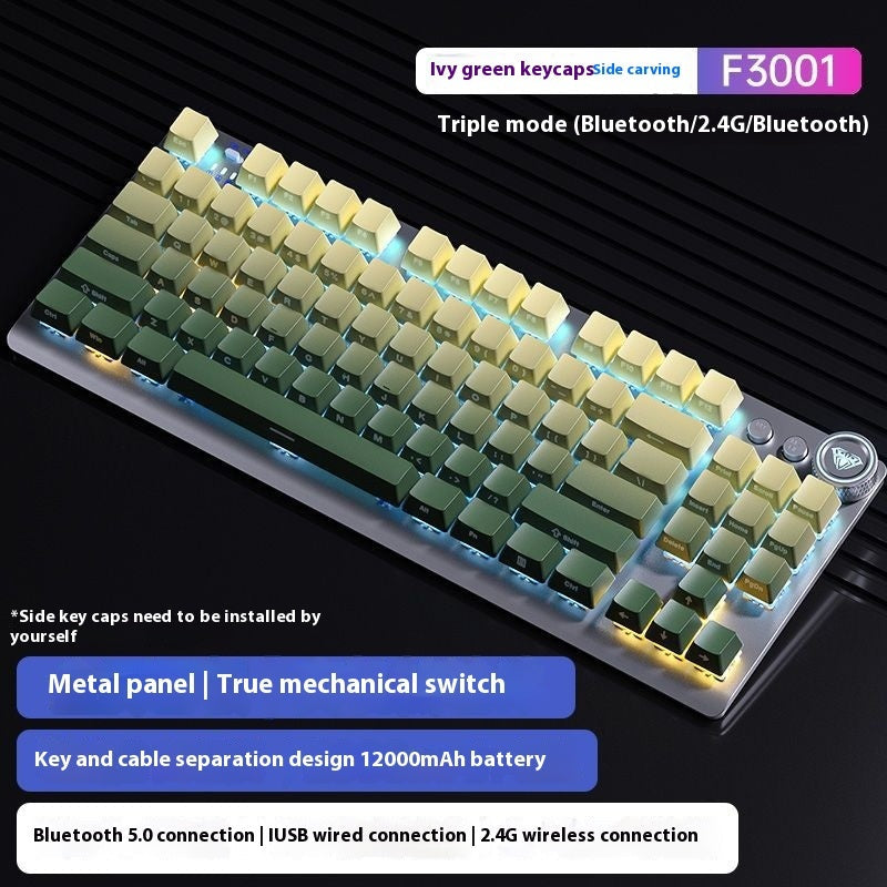 Tarantula Wireless Mechanical Keyboard Side Engraved Three-mode Bluetooth