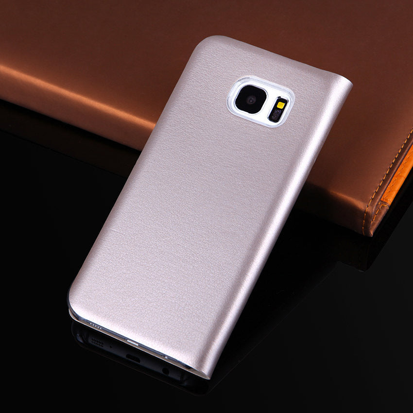 Leather case card flip phone case