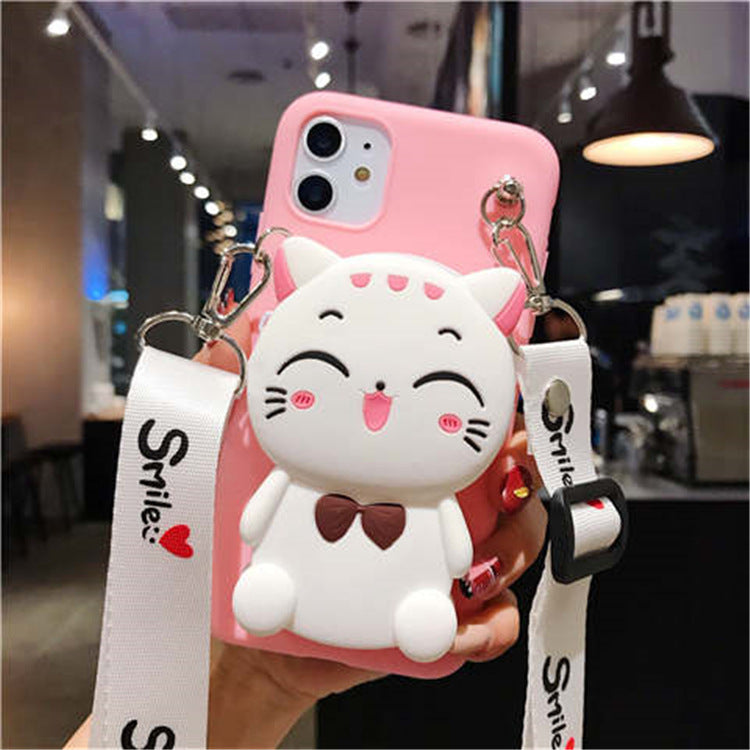 Cartoon silicone Wallet Case