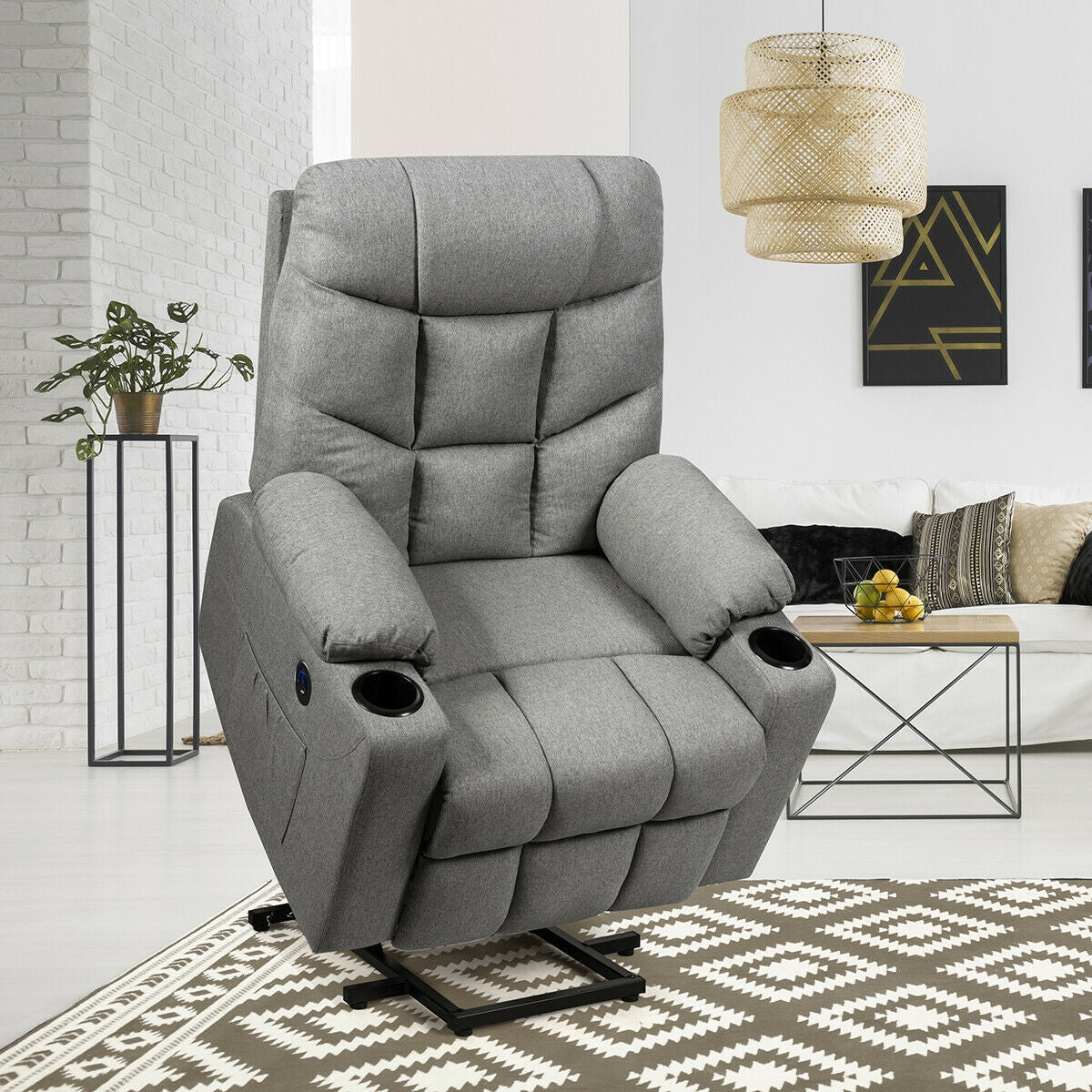 Electric Power Lift Recliner Massage Sofa