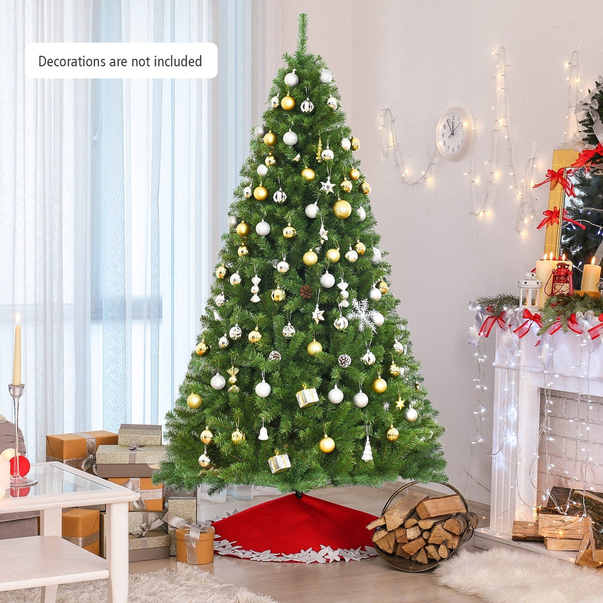 PVC Artificial Christmas Tree Premium Hinged