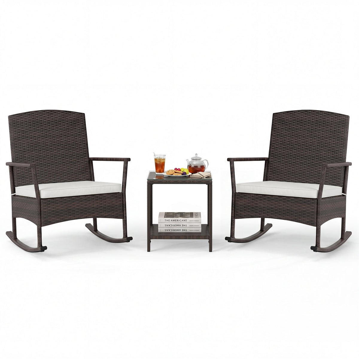 3 Piece Patio Rocking