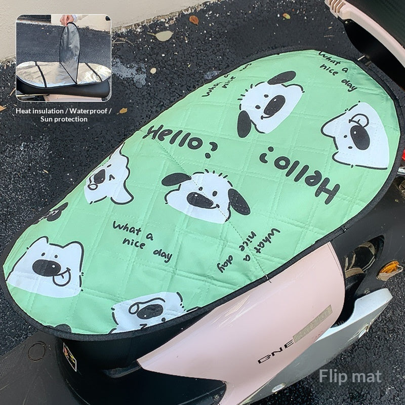 Dust-Proof And Heat-Insulated Motorcycle Seat Cover