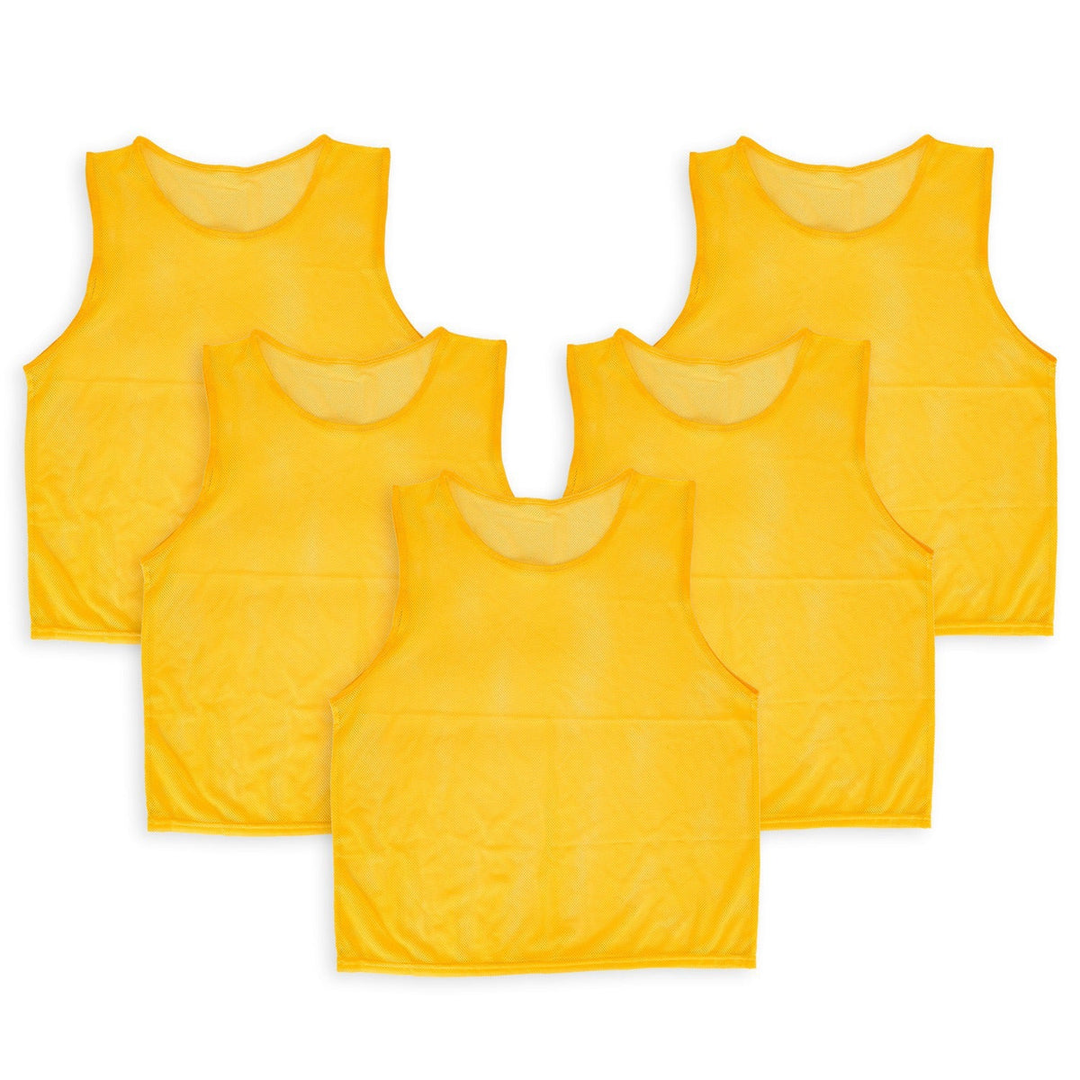 5Pcs Mesh Scrimmage Vests Soccer Basketball Team Training Pinnies Jerseys Shirt Adult Plus Size