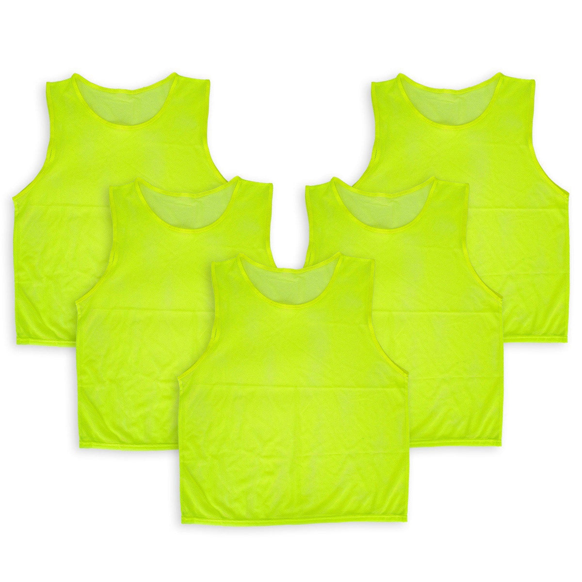 5Pcs Mesh Scrimmage Vests Soccer Basketball Team Training Pinnies Jerseys Shirt Adult Plus Size