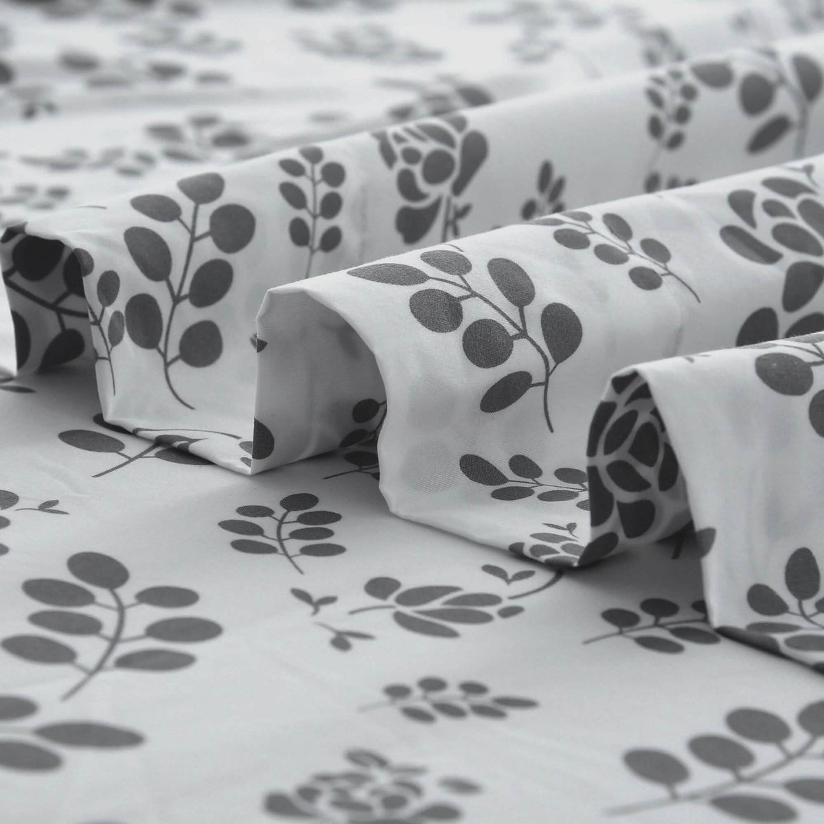 4-Piece Set: Floral Sheets Set Hypoallergenic Microfiber Ultra Soft Bed Sheets