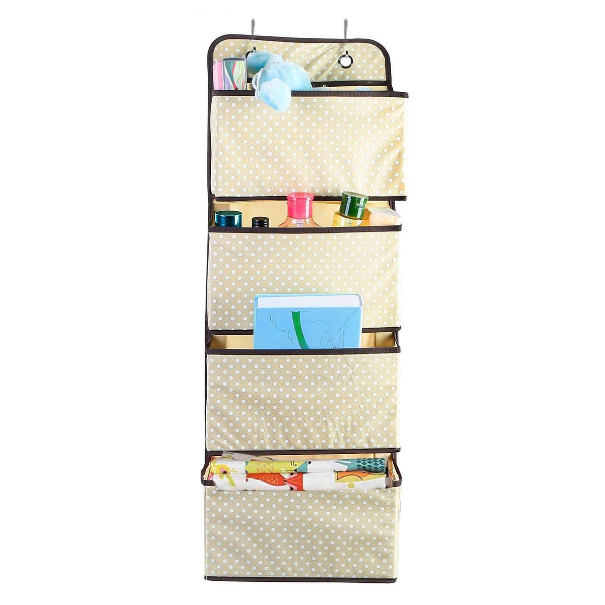 4-Pockets Wall Mount Closet Storage Organizer