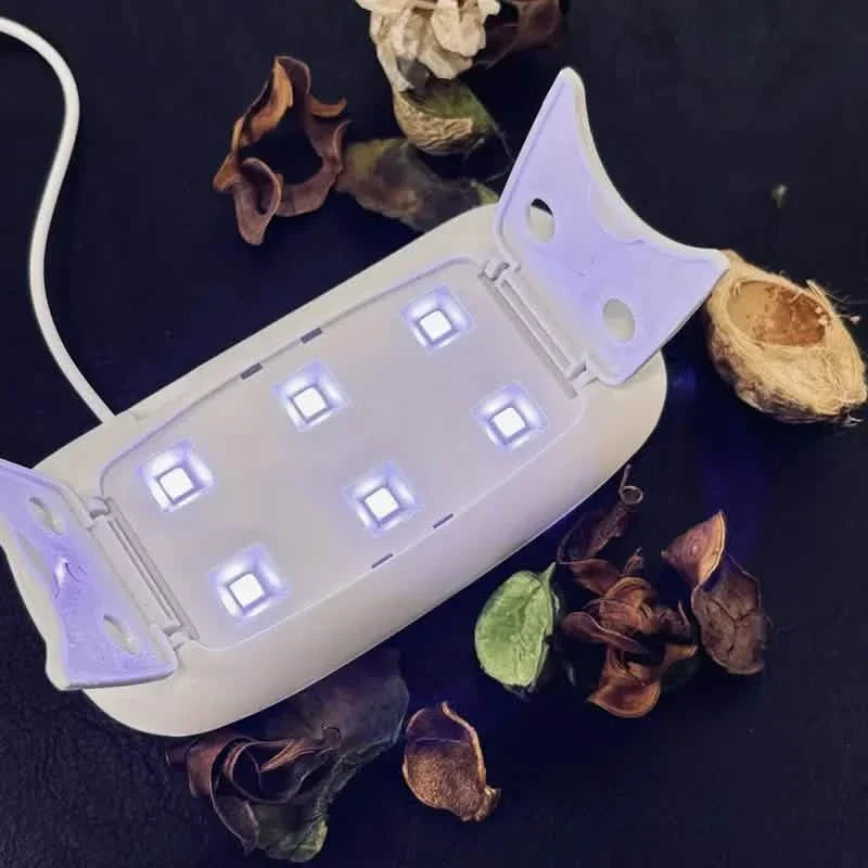6W UV LED Nail Lamp – USB Portable Gel Curing Light