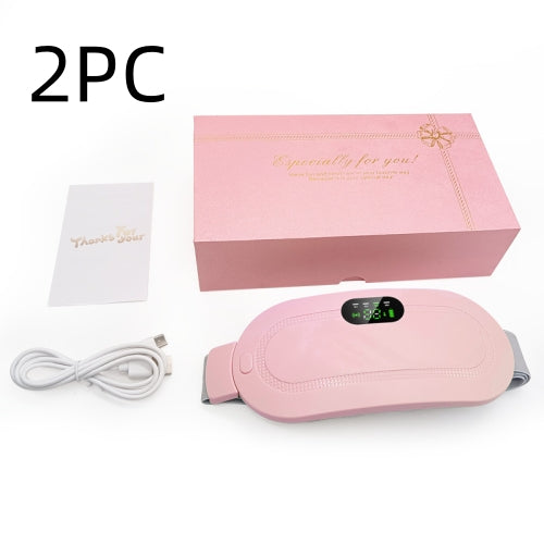 Menstrual Heating Pad Smart Warm Belt Relief Waist Pain Cramps Vibrating Abdominal Massager Electric Waist Belt Device