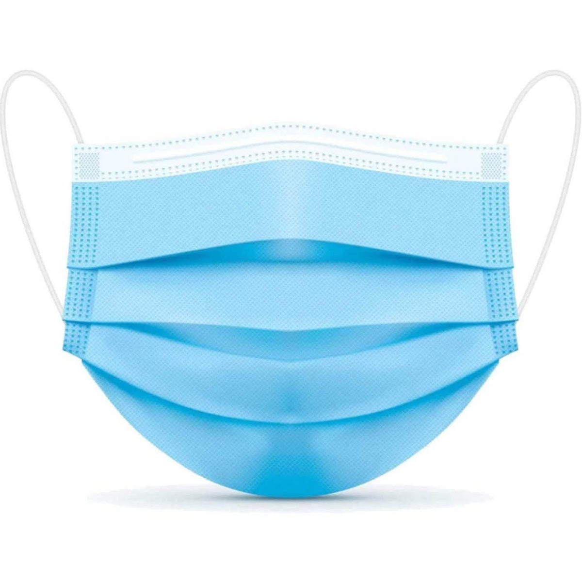 50-Pack or 100-Pack of 3 Layer Disposable Protective Face Masks