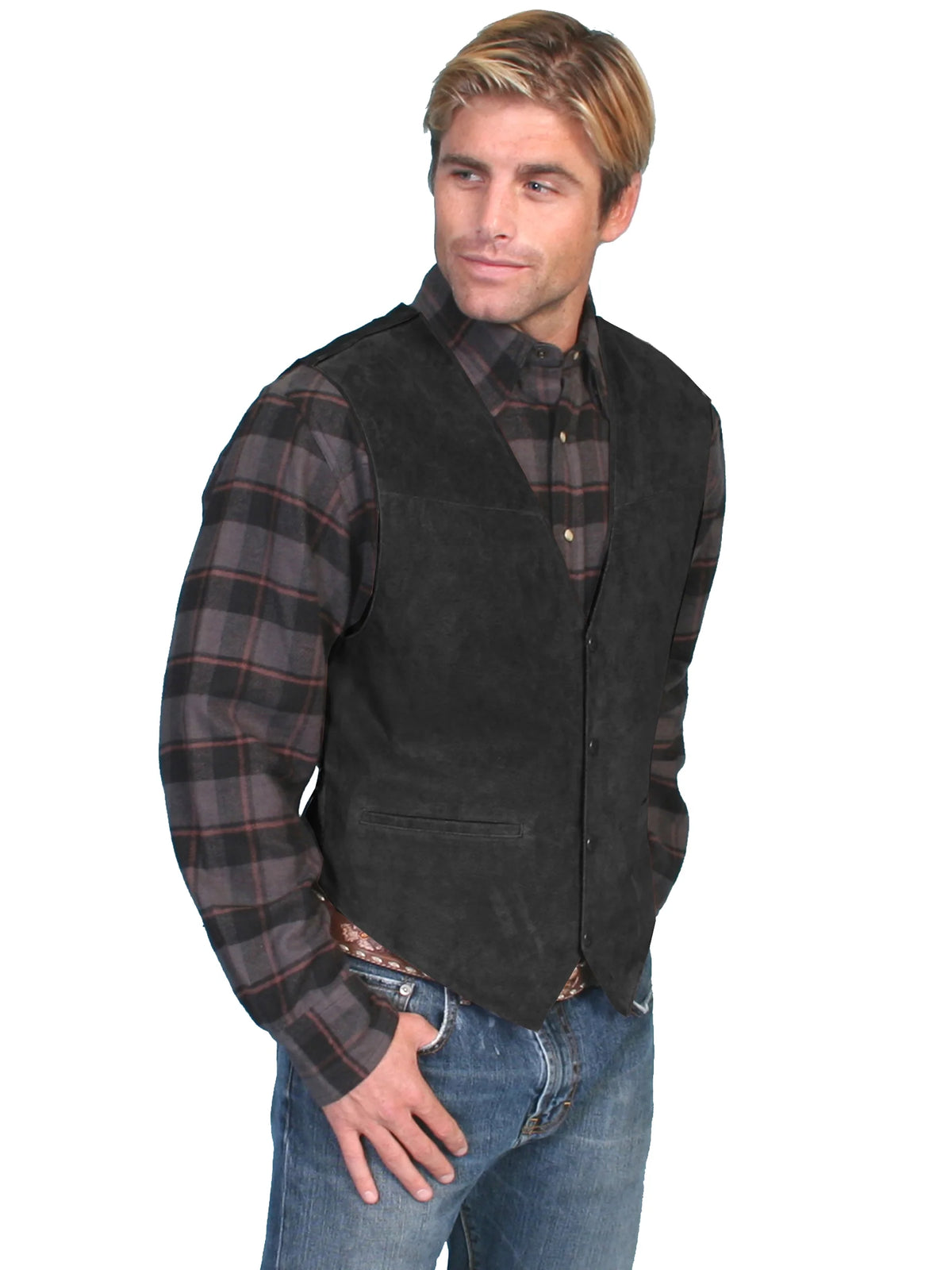 Scully Jackson (504 Boar Suede) – Men's Vest