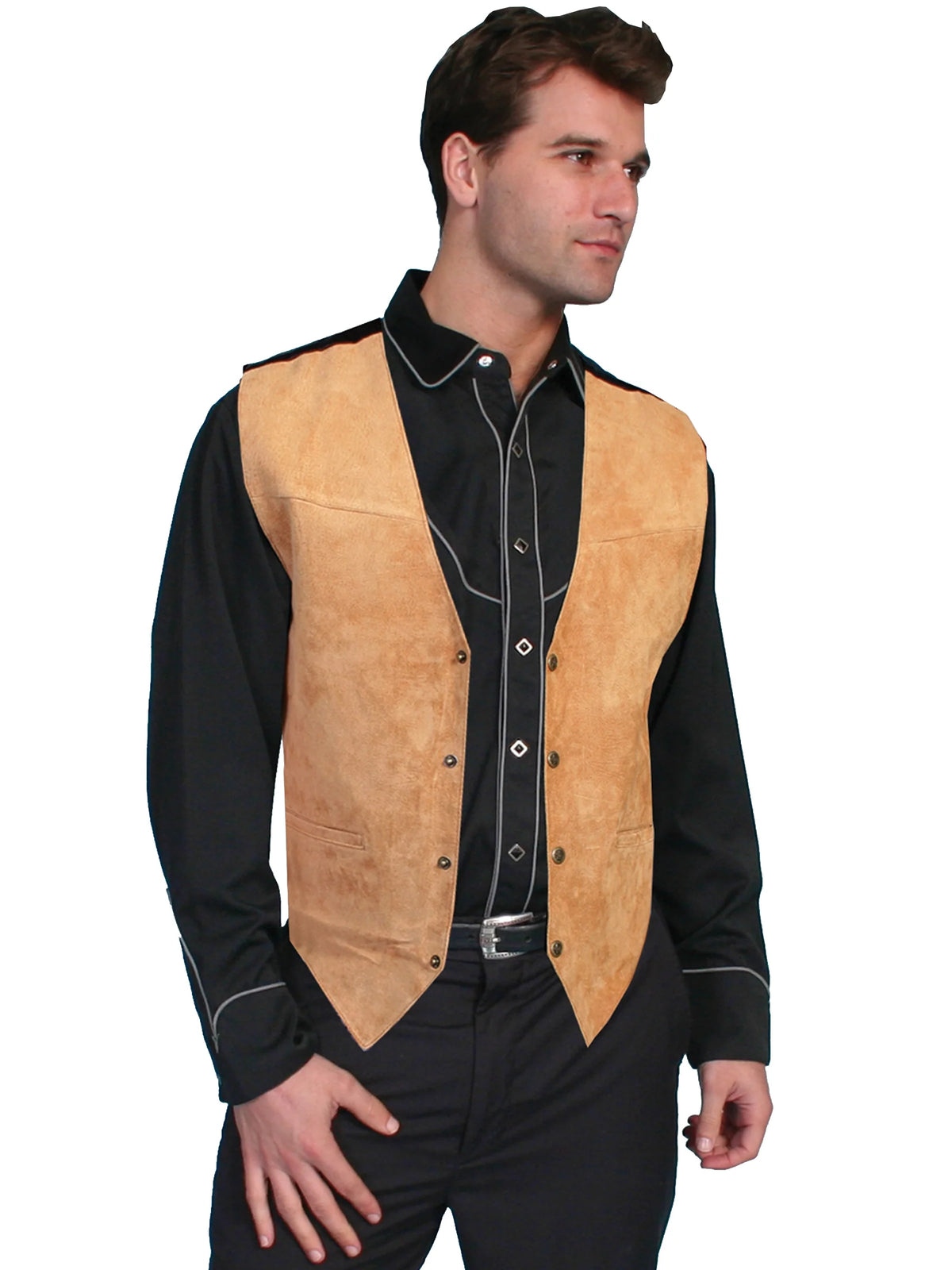 Scully Jackson (504 Boar Suede) – Men's Vest