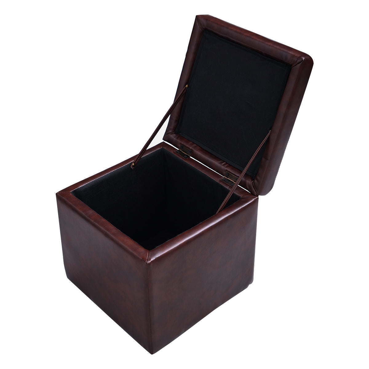 Foldable Cube Ottoman Pouffe Storage Seat