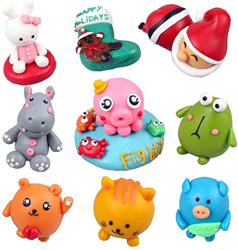 Kit de arcilla polimérica CiaraQ, mini juego de modelado de 24 colores para niños, principiantes y artistas