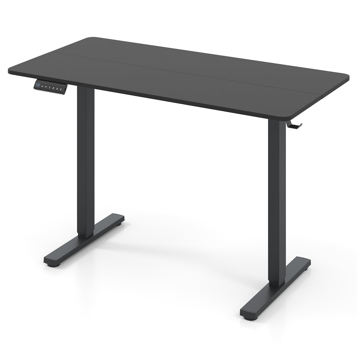 48 Inch x 24 Inch Ergonomic Electric Standing Desk with 3 Memory Settings for Home Office